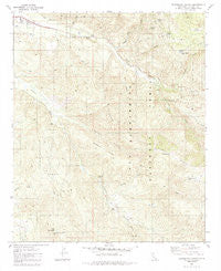Blackburn Canyon California Historical topographic map, 1:24000 scale, 7.5 X 7.5 Minute, Year 1982