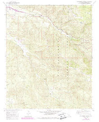 Blackburn Canyon California Historical topographic map, 1:24000 scale, 7.5 X 7.5 Minute, Year 1982