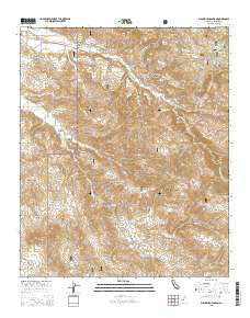 Blackburn Canyon California Current topographic map, 1:24000 scale, 7.5 X 7.5 Minute, Year 2015
