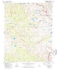 Blackcap Mountain California Historical topographic map, 1:24000 scale, 7.5 X 7.5 Minute, Year 1982