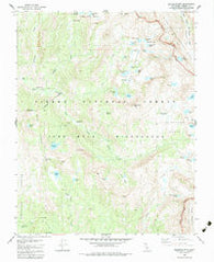 Blackcap Mtn California Historical topographic map, 1:24000 scale, 7.5 X 7.5 Minute, Year 1982