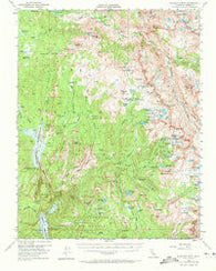 Blackcap Mtn California Historical topographic map, 1:62500 scale, 15 X 15 Minute, Year 1962