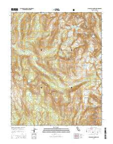 Blackcap Mountain California Current topographic map, 1:24000 scale, 7.5 X 7.5 Minute, Year 2015