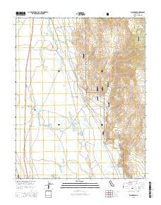 Blackrock California Current topographic map, 1:24000 scale, 7.5 X 7.5 Minute, Year 2015