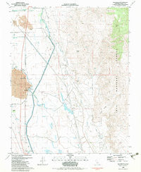 Blackrock California Historical topographic map, 1:24000 scale, 7.5 X 7.5 Minute, Year 1982
