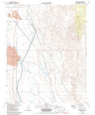 Blackrock California Historical topographic map, 1:24000 scale, 7.5 X 7.5 Minute, Year 1982