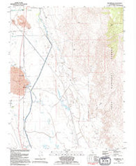 Blackrock California Historical topographic map, 1:24000 scale, 7.5 X 7.5 Minute, Year 1992