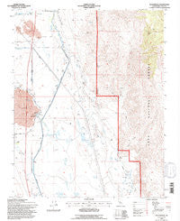 Blackrock California Historical topographic map, 1:24000 scale, 7.5 X 7.5 Minute, Year 1994
