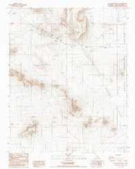 Blackwater Well California Historical topographic map, 1:24000 scale, 7.5 X 7.5 Minute, Year 1988