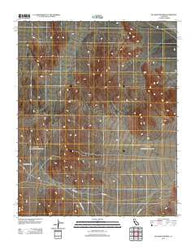 Blackwater Mine California Historical topographic map, 1:24000 scale, 7.5 X 7.5 Minute, Year 2012