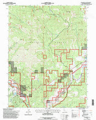 Blairsden California Historical topographic map, 1:24000 scale, 7.5 X 7.5 Minute, Year 1994