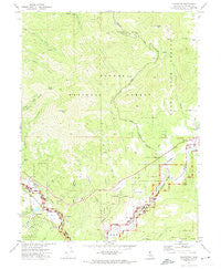 Blairsden California Historical topographic map, 1:24000 scale, 7.5 X 7.5 Minute, Year 1972