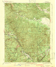 Blairsden California Historical topographic map, 1:62500 scale, 15 X 15 Minute, Year 1943