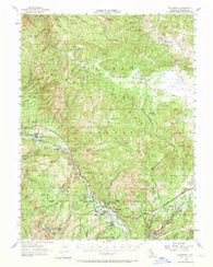 Blairsden California Historical topographic map, 1:62500 scale, 15 X 15 Minute, Year 1956