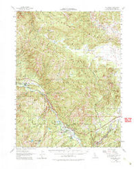 Blairsden California Historical topographic map, 1:62500 scale, 15 X 15 Minute, Year 1956