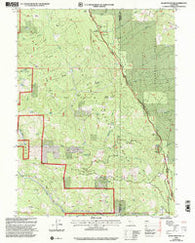 Blake Mountain California Historical topographic map, 1:24000 scale, 7.5 X 7.5 Minute, Year 1997