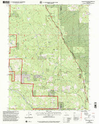 Blake Mountain California Historical topographic map, 1:24000 scale, 7.5 X 7.5 Minute, Year 1997