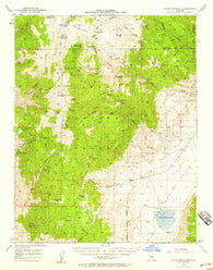 Blanco Mountain California Historical topographic map, 1:62500 scale, 15 X 15 Minute, Year 1951