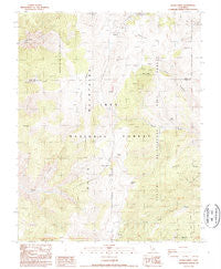 Blanco Mountain California Historical topographic map, 1:24000 scale, 7.5 X 7.5 Minute, Year 1987