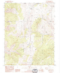 Blanco Mountain California Historical topographic map, 1:24000 scale, 7.5 X 7.5 Minute, Year 1987