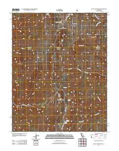 Blanco Mountain California Historical topographic map, 1:24000 scale, 7.5 X 7.5 Minute, Year 2012