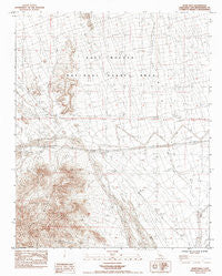 Blind Hills California Historical topographic map, 1:24000 scale, 7.5 X 7.5 Minute, Year 1984