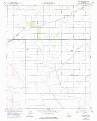 Bliss Ranch California Historical topographic map, 1:24000 scale, 7.5 X 7.5 Minute, Year 1960