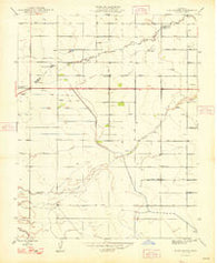 Bliss Ranch California Historical topographic map, 1:24000 scale, 7.5 X 7.5 Minute, Year 1948