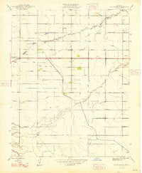 Bliss Ranch California Historical topographic map, 1:24000 scale, 7.5 X 7.5 Minute, Year 1948