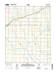 Bliss Ranch California Current topographic map, 1:24000 scale, 7.5 X 7.5 Minute, Year 2015