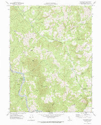 Blocksburg California Historical topographic map, 1:24000 scale, 7.5 X 7.5 Minute, Year 1969