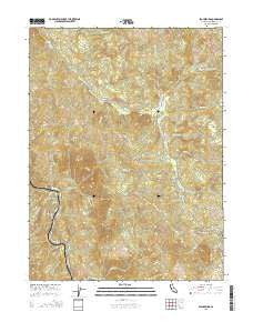 Blocksburg California Current topographic map, 1:24000 scale, 7.5 X 7.5 Minute, Year 2015