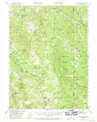 Blocksburg California Historical topographic map, 1:62500 scale, 15 X 15 Minute, Year 1949