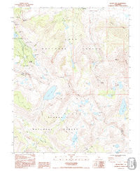 Bloody Mountain California Historical topographic map, 1:24000 scale, 7.5 X 7.5 Minute, Year 1990