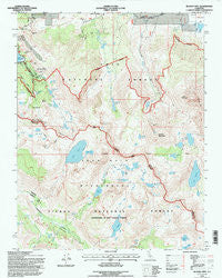Bloody Mtn. California Historical topographic map, 1:24000 scale, 7.5 X 7.5 Minute, Year 1994