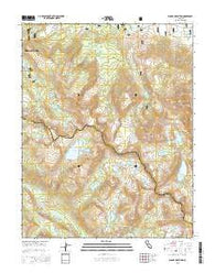Bloody Mountain California Current topographic map, 1:24000 scale, 7.5 X 7.5 Minute, Year 2015