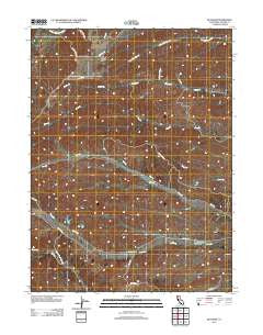 Blossom California Historical topographic map, 1:24000 scale, 7.5 X 7.5 Minute, Year 2012