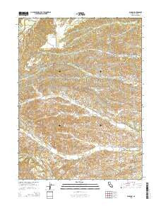 Blossom California Current topographic map, 1:24000 scale, 7.5 X 7.5 Minute, Year 2015