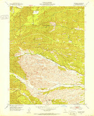 Blossom California Historical topographic map, 1:24000 scale, 7.5 X 7.5 Minute, Year 1952