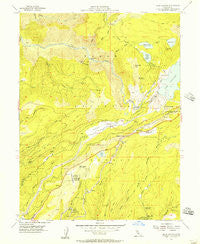 Blue Canyon California Historical topographic map, 1:24000 scale, 7.5 X 7.5 Minute, Year 1955