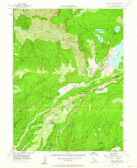 Blue Canyon California Historical topographic map, 1:24000 scale, 7.5 X 7.5 Minute, Year 1955