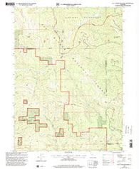 Blue Creek Mountain California Historical topographic map, 1:24000 scale, 7.5 X 7.5 Minute, Year 1997