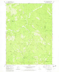 Blue Creek Mtn California Historical topographic map, 1:24000 scale, 7.5 X 7.5 Minute, Year 1982