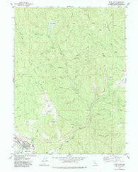 Blue Lake California Historical topographic map, 1:24000 scale, 7.5 X 7.5 Minute, Year 1979