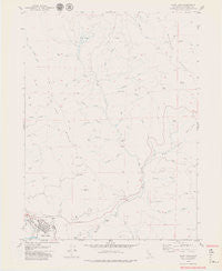 Blue Lake California Historical topographic map, 1:24000 scale, 7.5 X 7.5 Minute, Year 1979