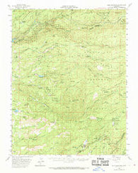 Blue Mountain California Historical topographic map, 1:62500 scale, 15 X 15 Minute, Year 1956