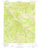 Blue Nose Mtn California Historical topographic map, 1:24000 scale, 7.5 X 7.5 Minute, Year 1951