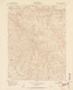 Blue Nose Mtn California Historical topographic map, 1:24000 scale, 7.5 X 7.5 Minute, Year 1951