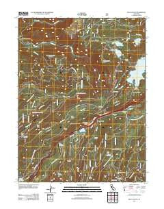 Blue Canyon California Historical topographic map, 1:24000 scale, 7.5 X 7.5 Minute, Year 2012