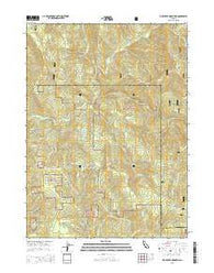 Blue Creek Mountain California Current topographic map, 1:24000 scale, 7.5 X 7.5 Minute, Year 2015